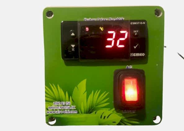 Sauna ve buhar odası için kontrol paneli 1